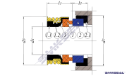 7020-019/N - 19,05 x 33 KAR/SER/NBR