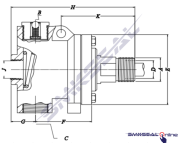 2'' BUHAR BAŞLIĞI SAĞ SMK BB3008-R