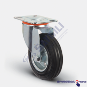 EM 01 SPR 80X25 Döner Tablalı Burçlu Kauçuk EMES Teker