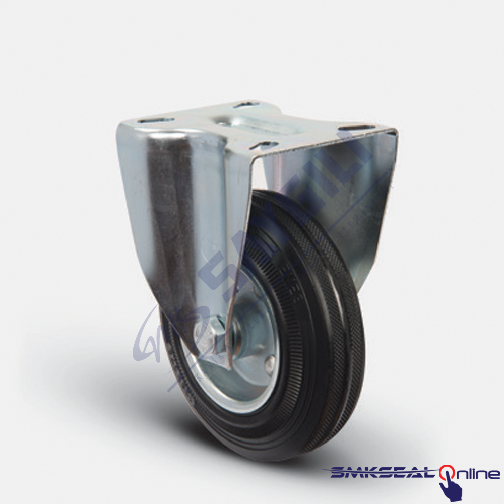 EM 02 SPR 100X30 Sabit Tablalı Burçlu Kauçuk EMES Teker