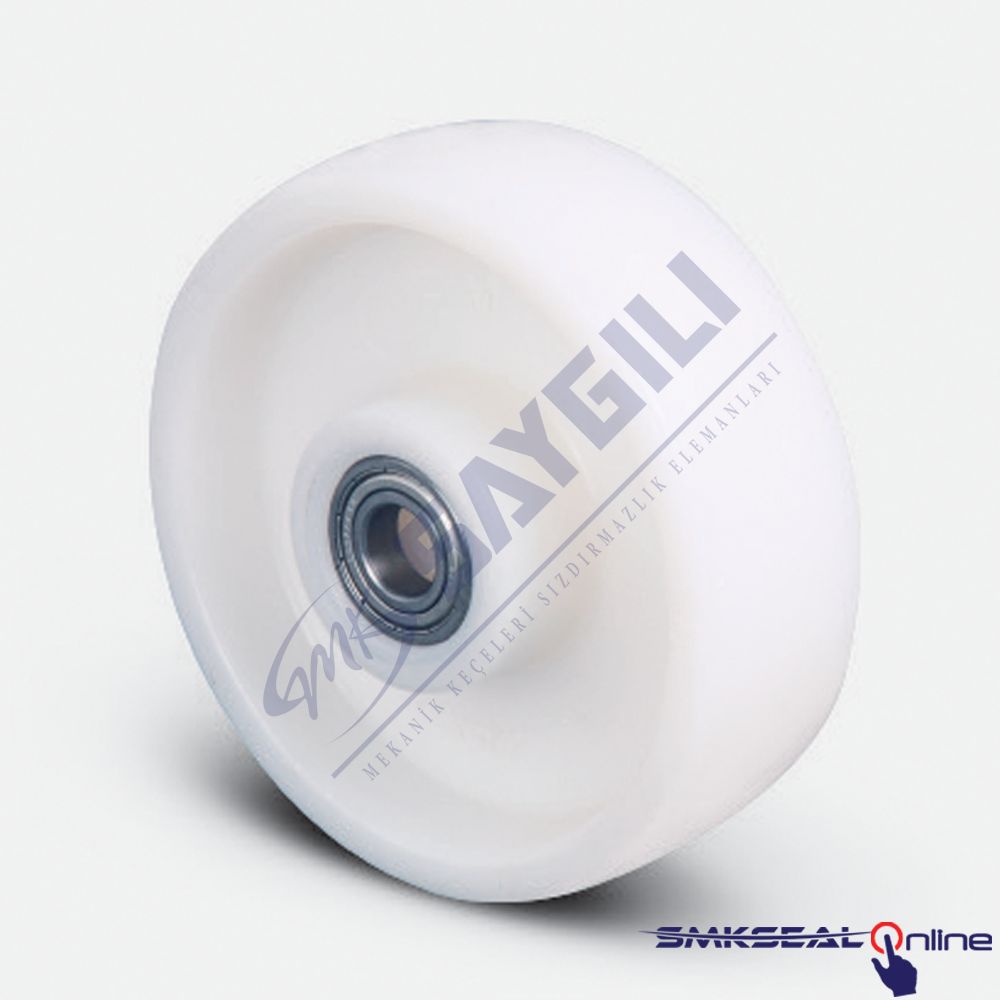 ZBZ 200X50 (6204-Ø20) Rulmanlı Poliamid Yedek Teker