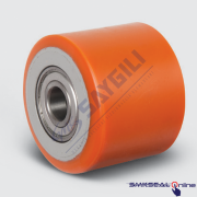 VBP 70X60 (6204-Ø20) Rulmanlı Poliüretan Kaplı Döküm Yedek Teker