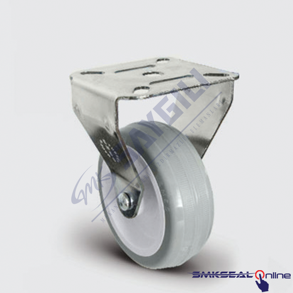 EU 02 ZKC 50X20 Sabit Tablalı PVC Kaplı EMES Servis Tekeri - SMKSEALONLINE