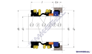 7061-045/G6.N - SİC/SİC/NBR/G6