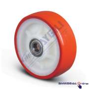 ZBP 55X25 (6000-Ø10) Rulmanlı Poliüretan Kaplı Poliamid Transpalet EMES Yedek Teker - SMKSEALONLINE