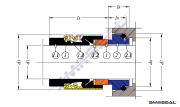 7062CR-012/N.U - SİC/SİC/NBR/UZUN