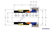 7062CR-016/N.U - SİC/SİC/NBR/UZUN